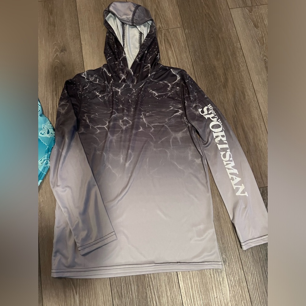 Boys Worldwide Sportsman youth large fishing shirt